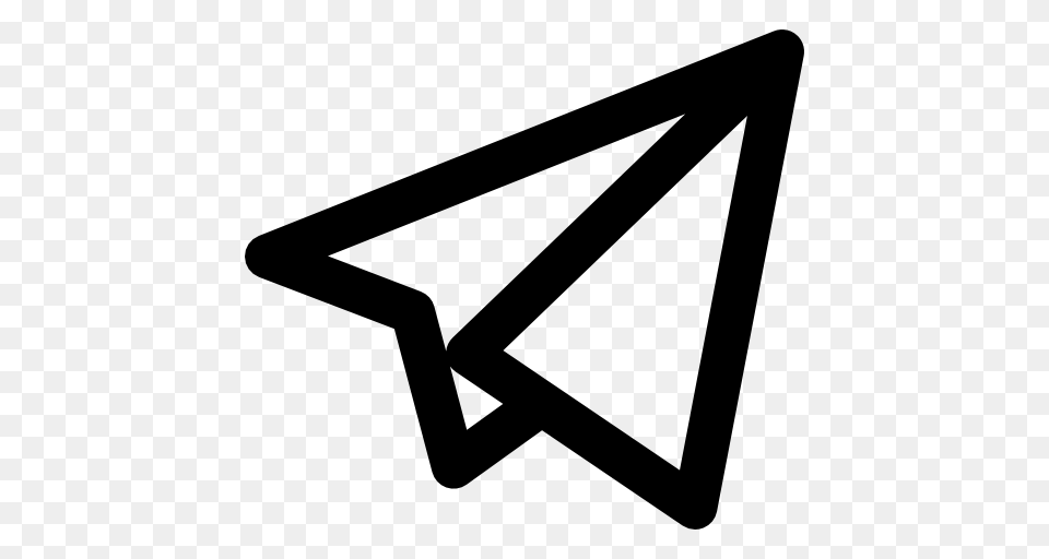 Telegram Logo, Triangle, Smoke Pipe, Arrow, Arrowhead Free Png