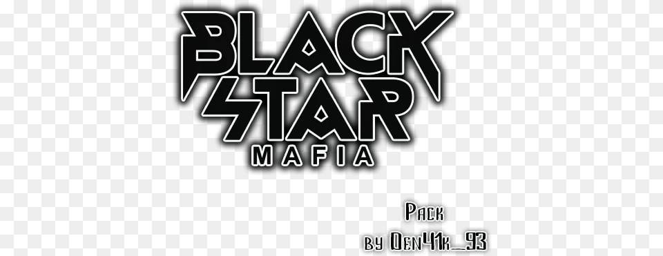 Telegram Sticker 8 From Collection Black Star Mafia Logo, Scoreboard, Text Free Png