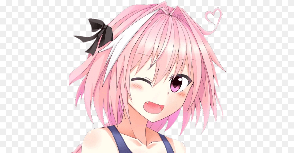 Telegram Sticker Astolfo Nsfw, Adult, Publication, Person, Female Free Png