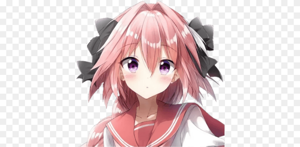 Telegram Sticker Astolfo Wallpaper Phone, Publication, Book, Comics, Adult Png Image