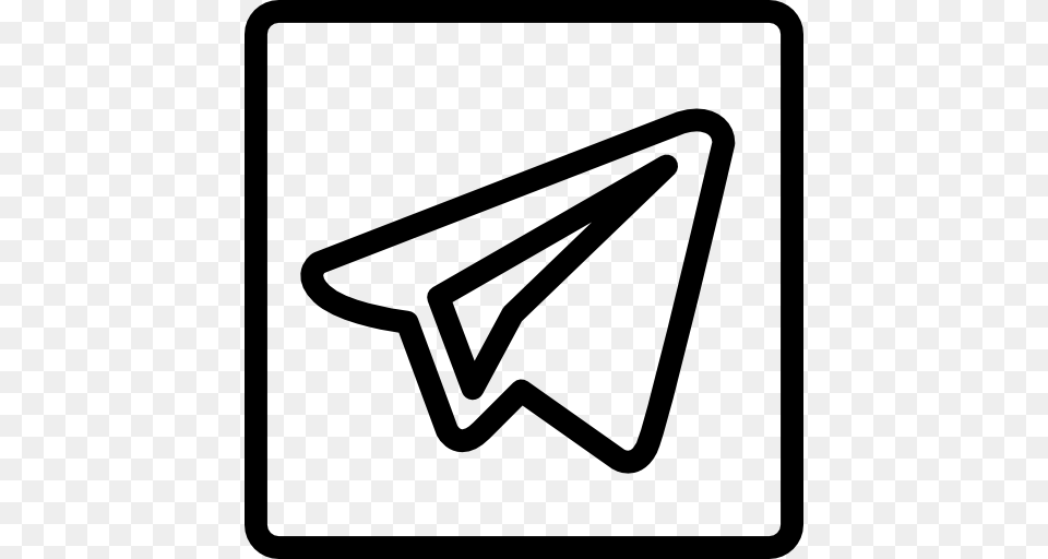 Telegram Telegram Logo Communication Icon, Arrow, Arrowhead, Weapon, Smoke Pipe Free Png Download
