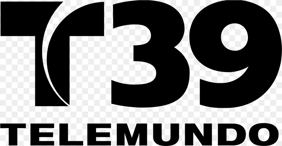 Telemundo 39 Logo, Gray Free Png