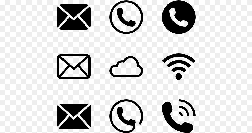 Telephone An Whatsapp, Gray Free Png