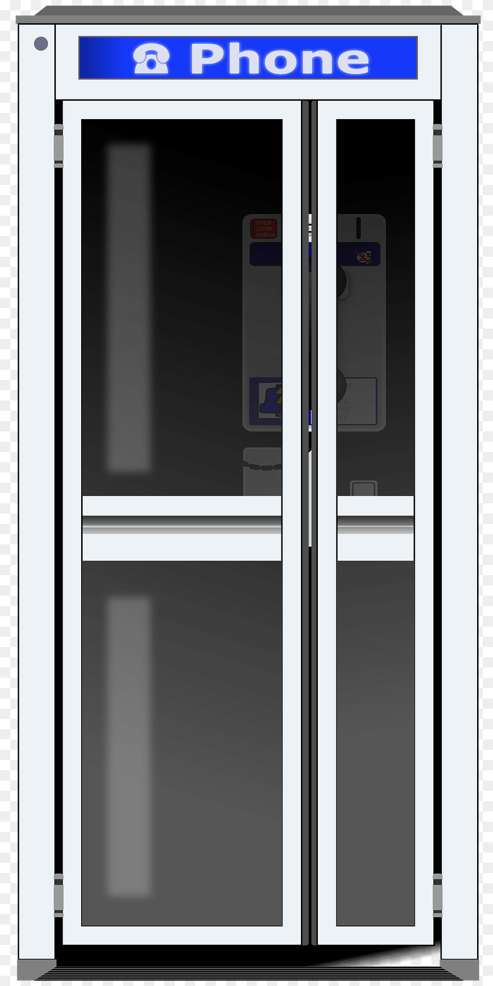 Telephone Booth Clipart, Door Png