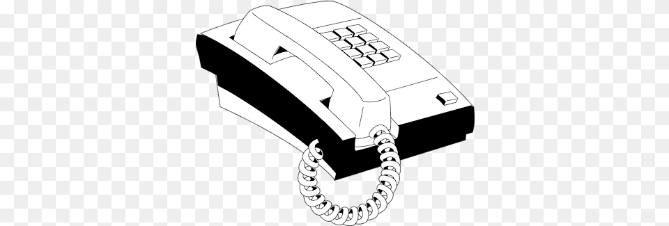 Telephone Clip Art Black Phone Black And White Clip Art, Electronics, Dial Telephone Png Image