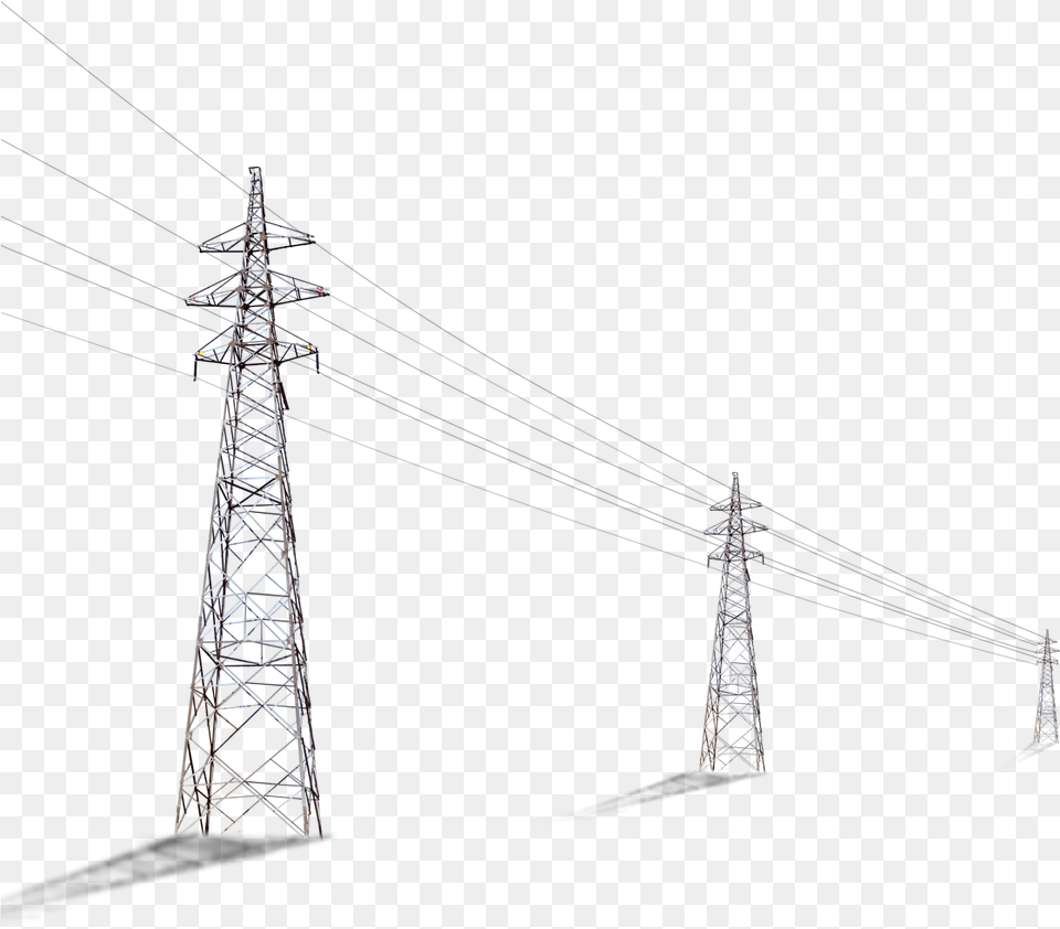 Telephone For Free Download On Electricity Pole, Architecture, Building, Cable, Electric Transmission Tower Png Image