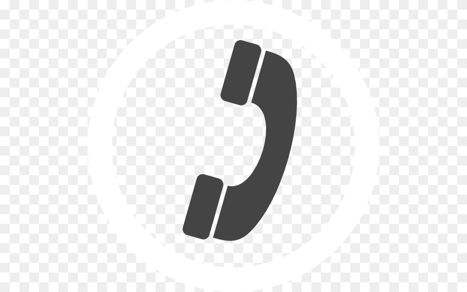 Telephone Icon Clip Art At Clker Phone Icon, Symbol, Number, Text Png
