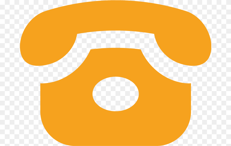 Telephone Icon Icon Telephone Orange, Electronics, Phone, Text, Animal Png