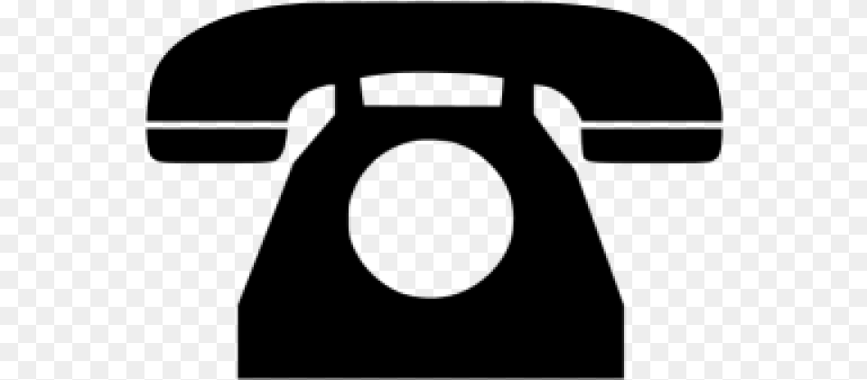 Telephone Logo Black And White, Gray Png