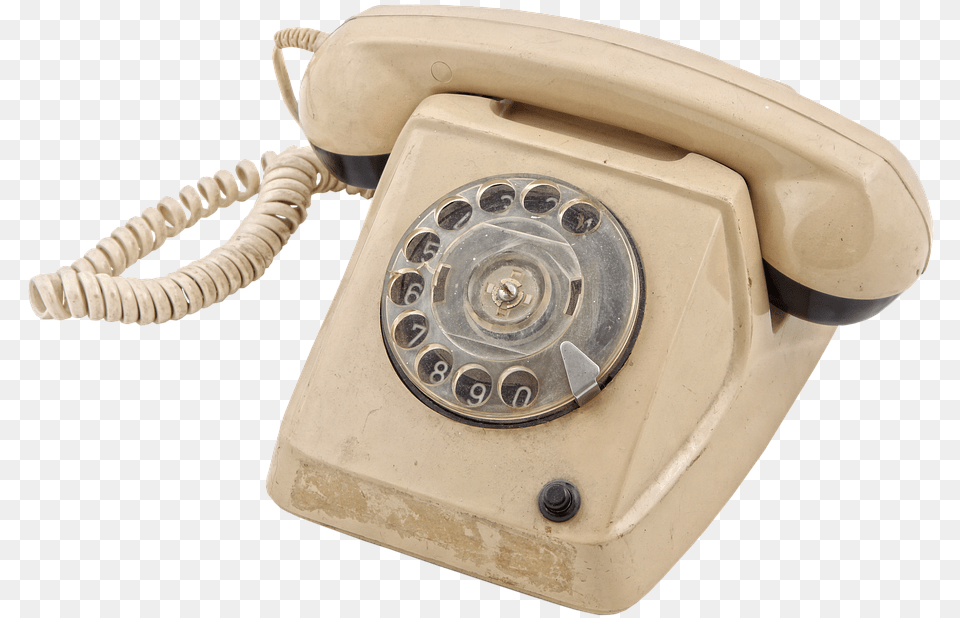 Telephone Old Antiquated Old Landline Mobile Phone, Electronics, Dial Telephone Free Transparent Png