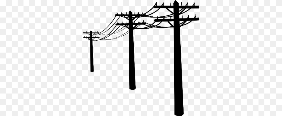 Telephone Poles, Utility Pole, Cable, Power Lines Png