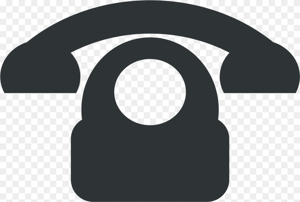 Telephone Silhouette Pictogram Phone Instrument Phone Symbol Free Png Download