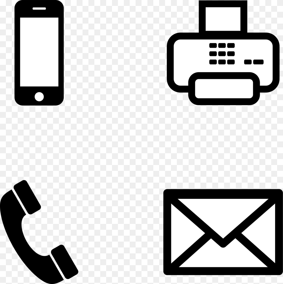 Telephone Symbol Clip Art Mobile For Email Signature Png Image