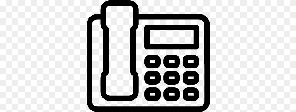 Telephone Top View Vector Telephone Icon Top View, Gray Free Png Download