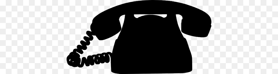 Telephoneoldthe Pastretro Telephone Silhouette Vector, Gray Png Image