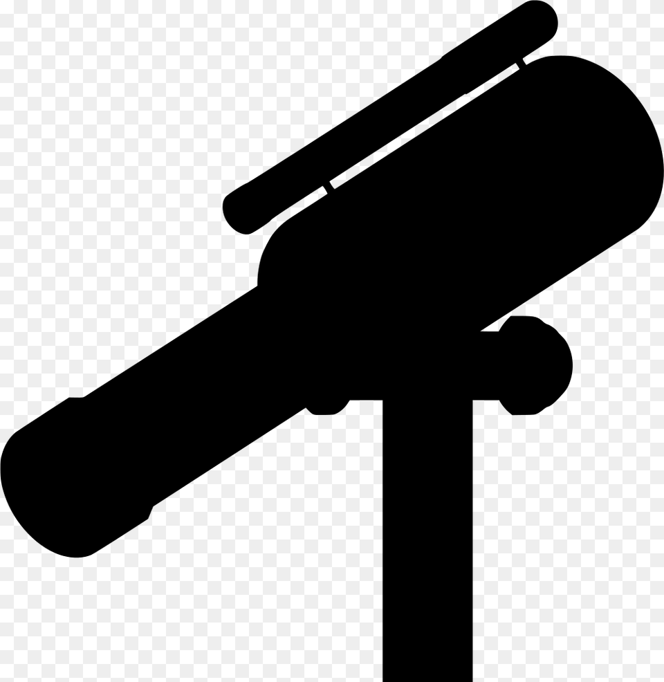 Telescope, Gray Free Transparent Png