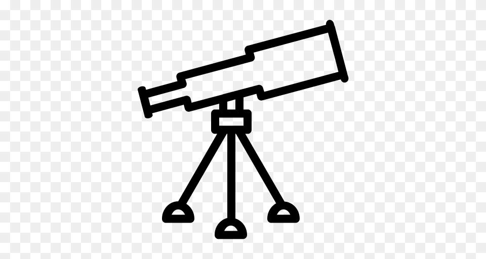 Telescope, Gray Png Image