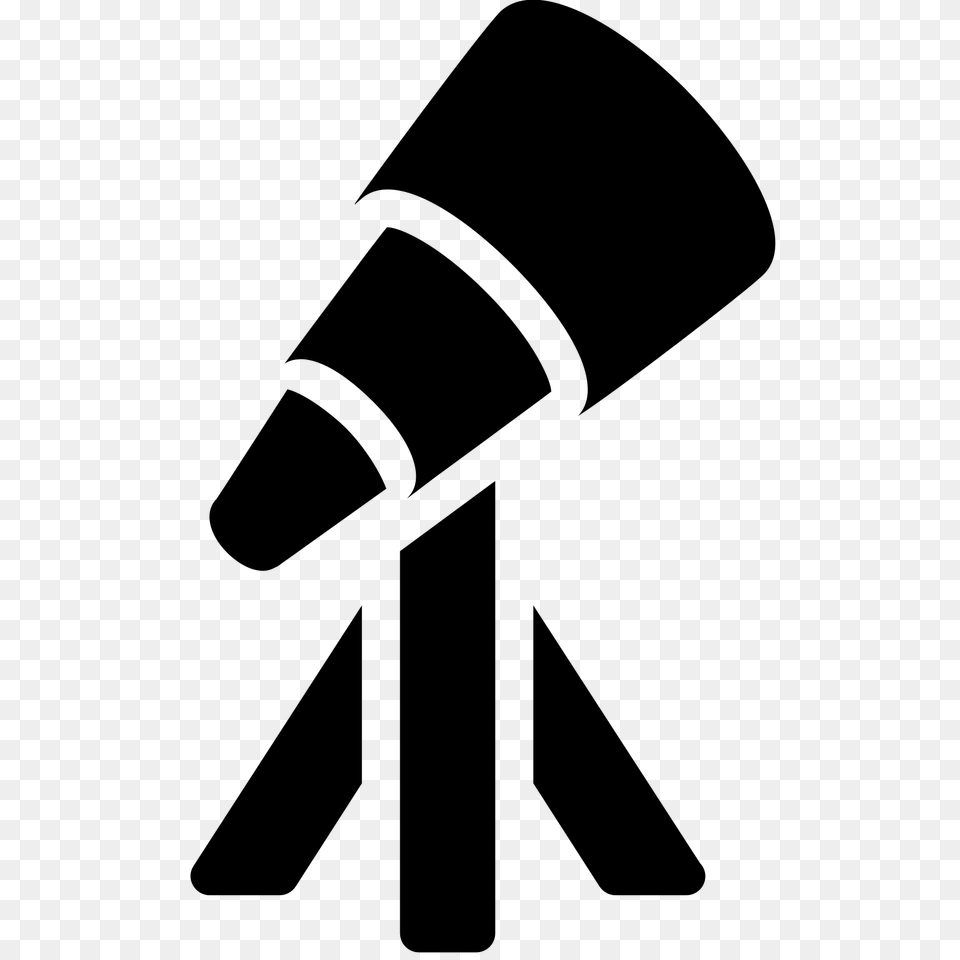 Telescope, Gray Free Png