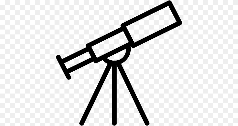Telescope Clipart Black And White Clipart Station, Gray Png