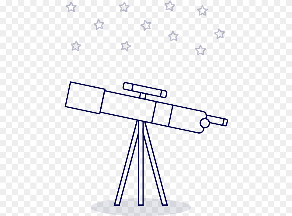 Telescope Line Art Png