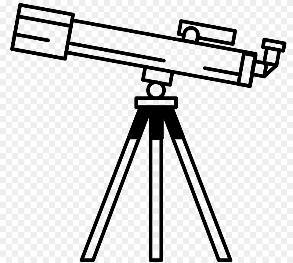 Telescope Mark, Gray Free Png Download