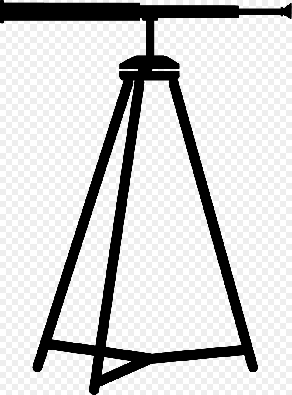 Telescope On A Tripod Silhouette Free Transparent Png