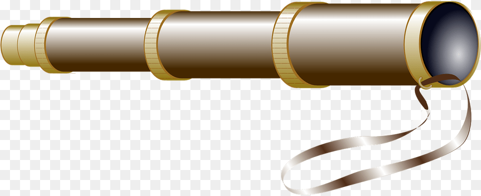 Telescope Spyglass Closer Far See Search Travel Spyglass Cartoon, Lamp Free Png