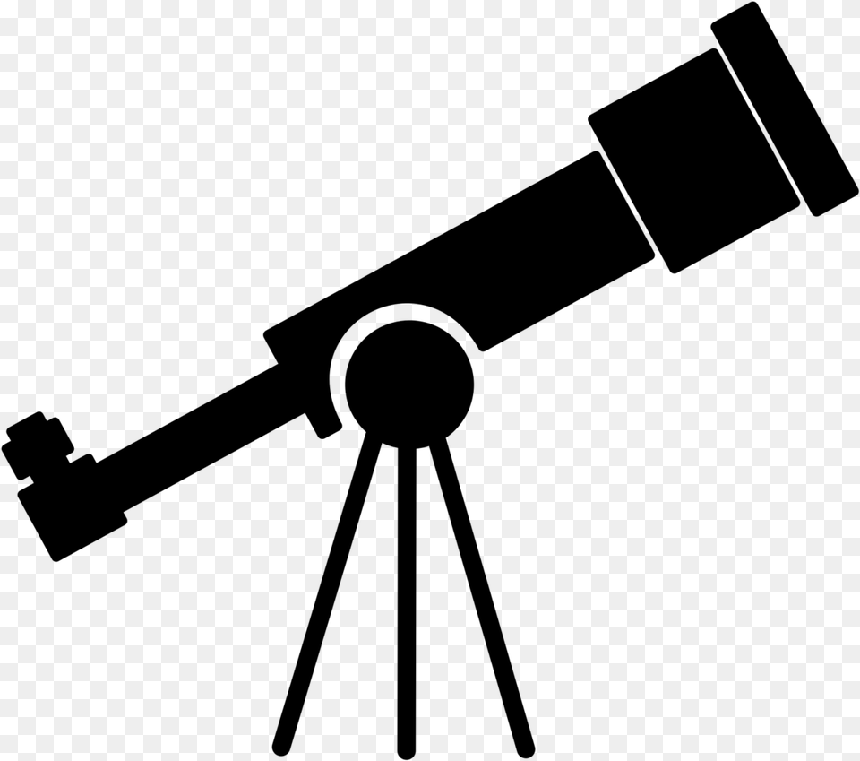 Telescope Telescope Icon, Gray Png Image