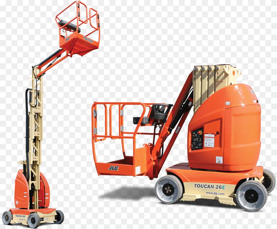 Telescopic Mast Boom Lift Jlg Boom Lift, Machine, Wheel, Bulldozer, Construction Free Png Download