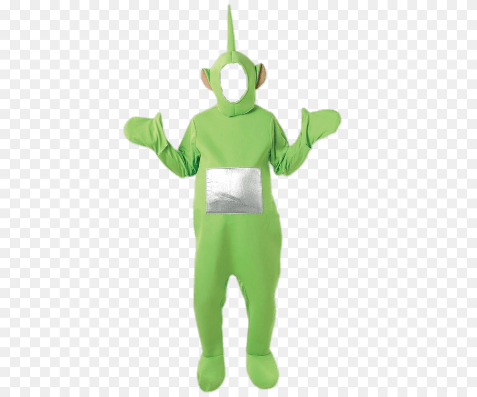 Teletubbies Dipsy Costume Adult, Green, Mascot, Clothing, Hoodie Free Png