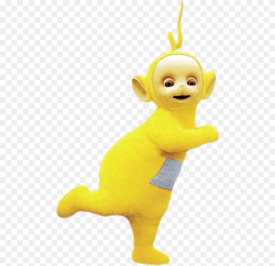 Teletubbies Laa Laa Walking Lala Teletubbies, Plush, Toy, Face, Head Free Png Download