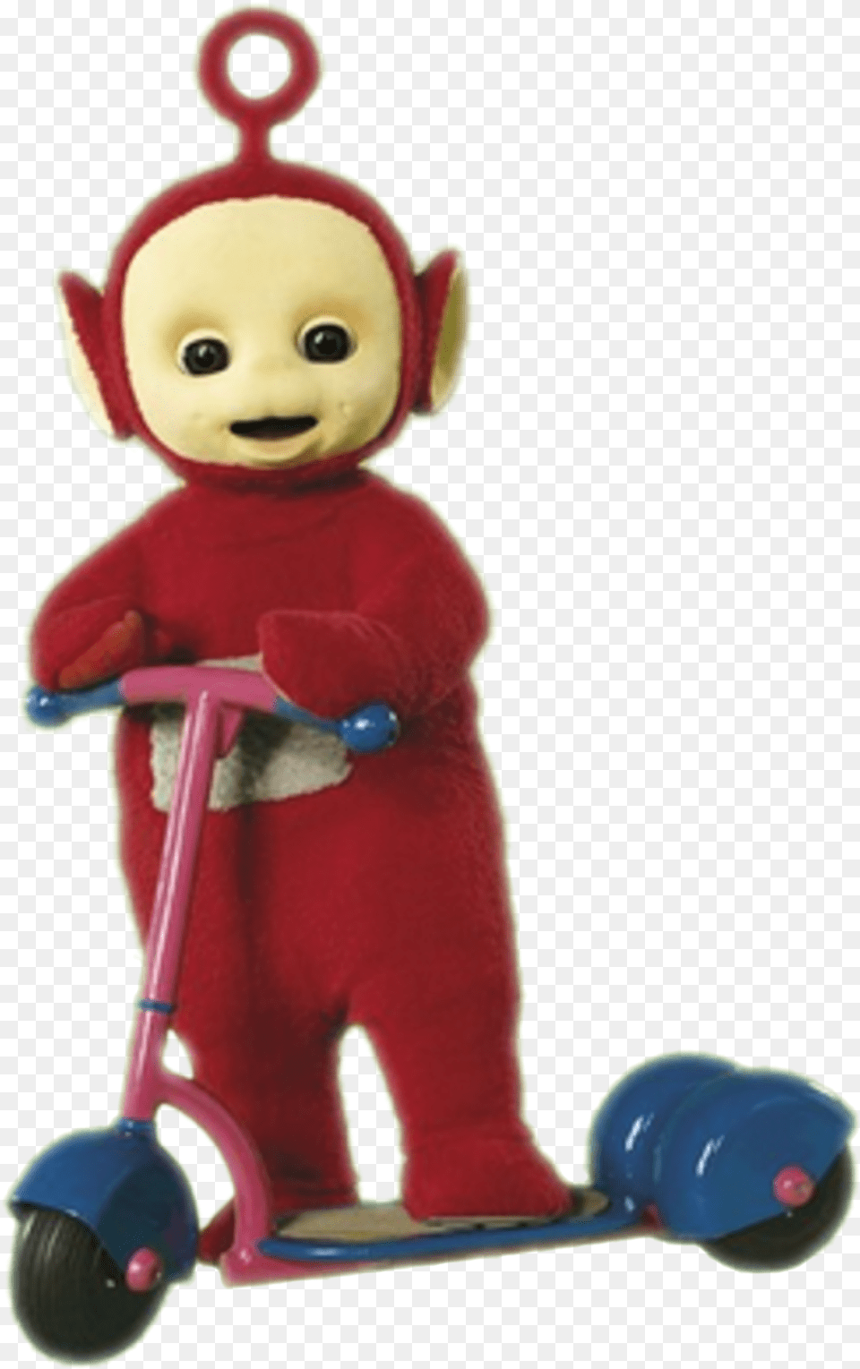 Teletubbies Po S Scooter2 Teletubbies Po Scooter Toys, Transportation, Vehicle, Toy, Face Free Png Download