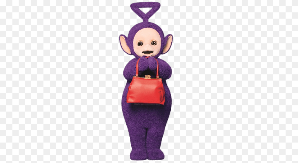 Teletubbies Tinky Winky With Bag, Accessories, Handbag, Purse, Baby Free Png