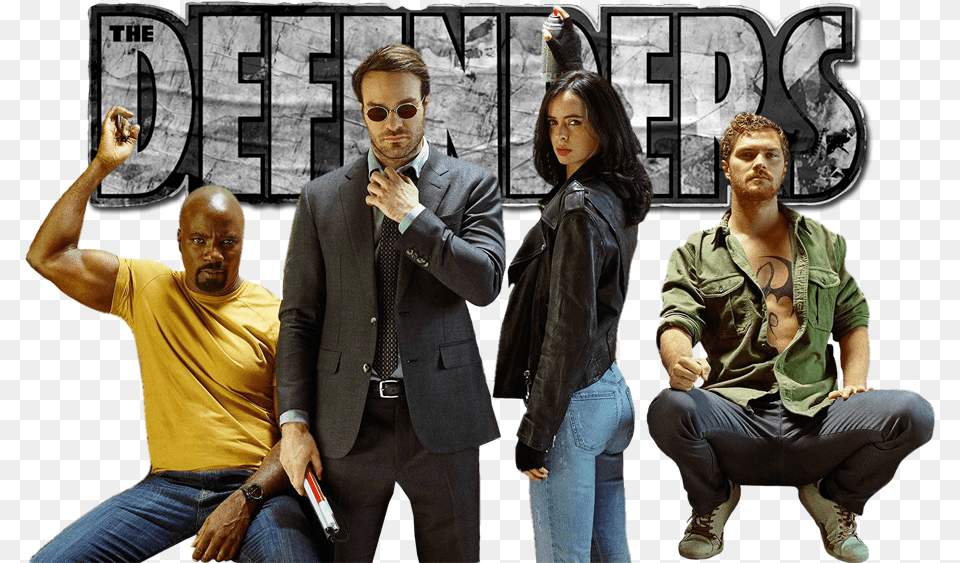 Television Behavior Show Luke Cinematic Human Universe Marvel39s The Defenders, Jacket, Pants, Clothing, Coat Free Png