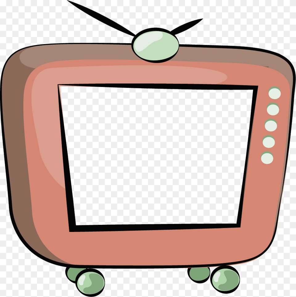 Television Cartoon Clip Art, Computer Hardware, Electronics, Hardware, Monitor Free Png Download