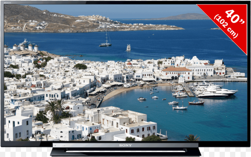 Televisor Led Full Hd Sony Kdl 40r450b 40quot Sony Kdl40r450a 40quot Led Tv, Yacht, Waterfront, Water, Vehicle Png