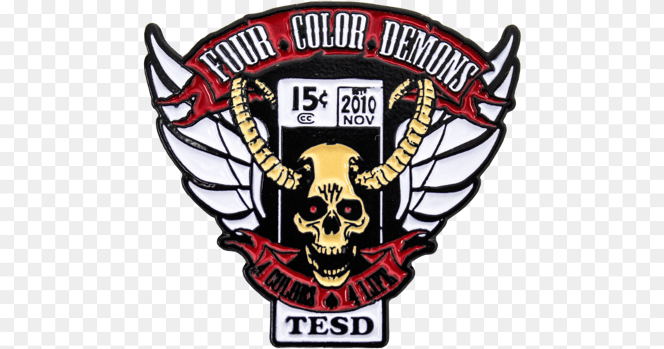 Tell Em Steve Dave Four Color Demons, Badge, Emblem, Logo, Symbol Free Png