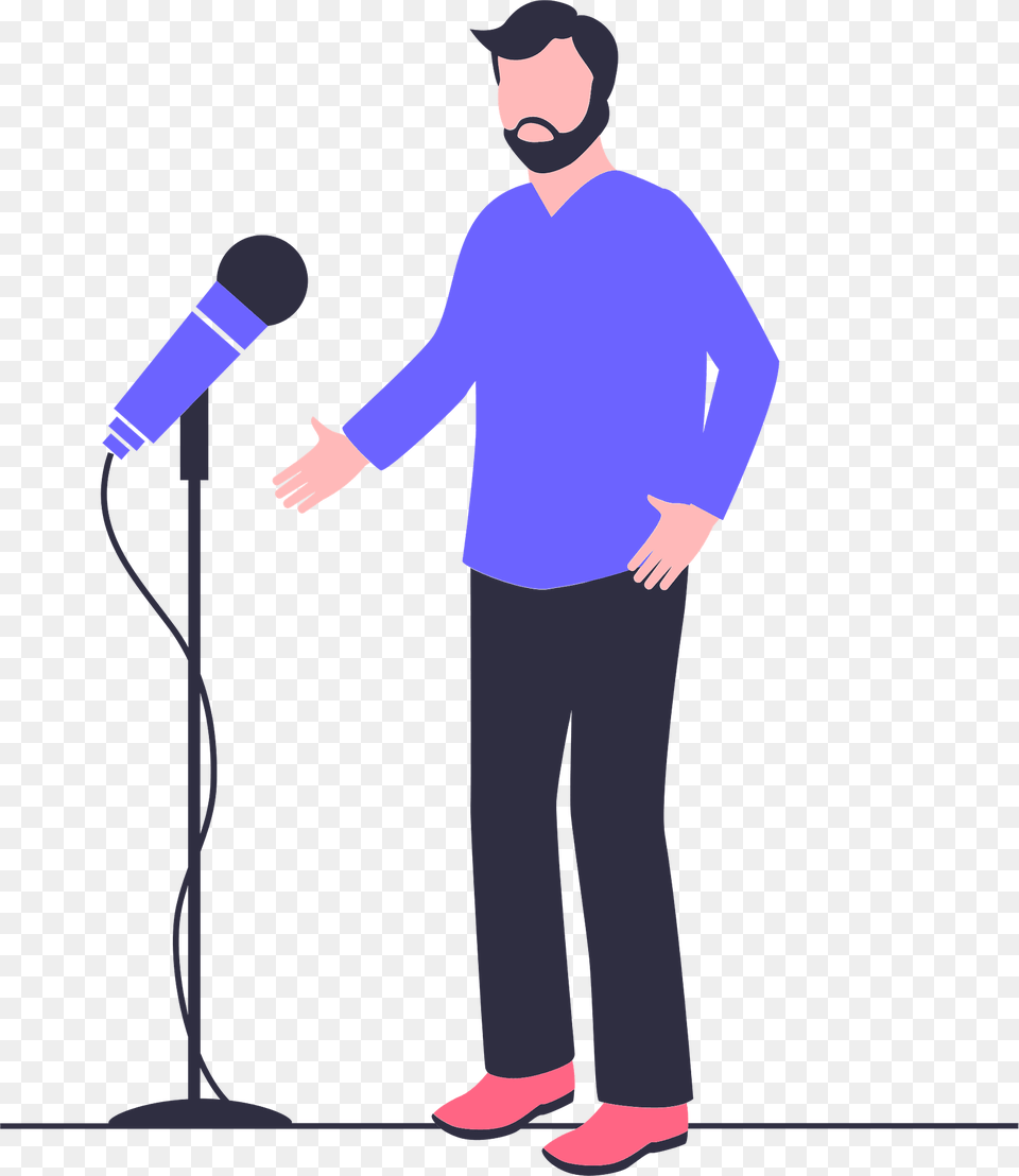 Tell Us Clipart, Electrical Device, Microphone, Adult, Sleeve Png