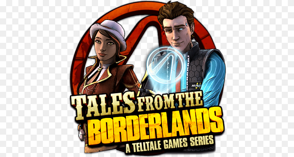 Telltale Gamesu0027 Titles Could Be Heading To Smart Tvs Tales From The Borderlands Icon, Adult, Publication, Poster, Person Png Image