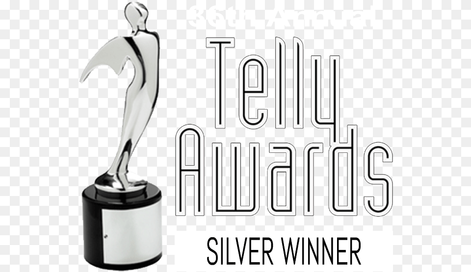 Telly Silver Video Production Busyboycoadmin 2018 02 Telly Awards, Trophy Free Transparent Png