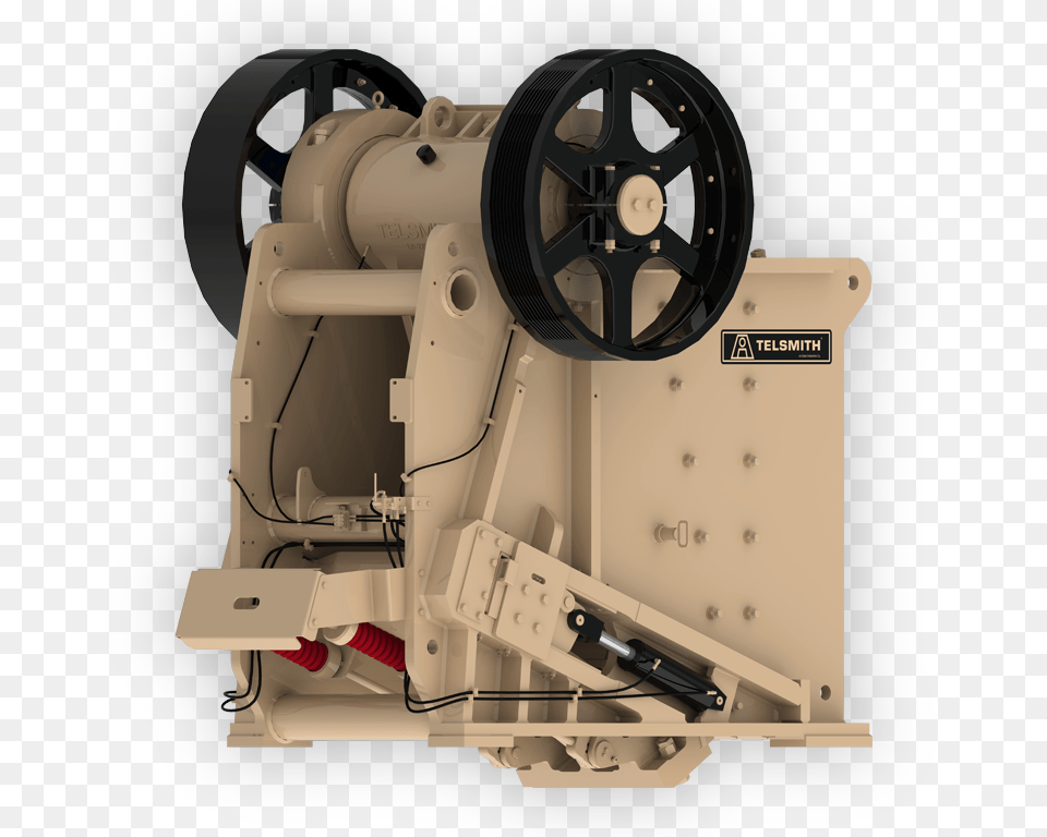 Telsmith Iron Giant Jaw Crushers Are Robust And Engineered Crusher, Machine, Wheel Free Png Download