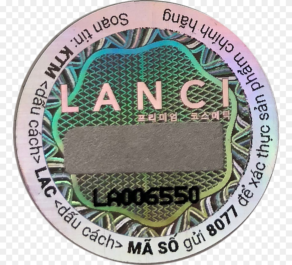 Tem Hologram Sms Lanci Label, Badge, Logo, Symbol, Tape Free Png