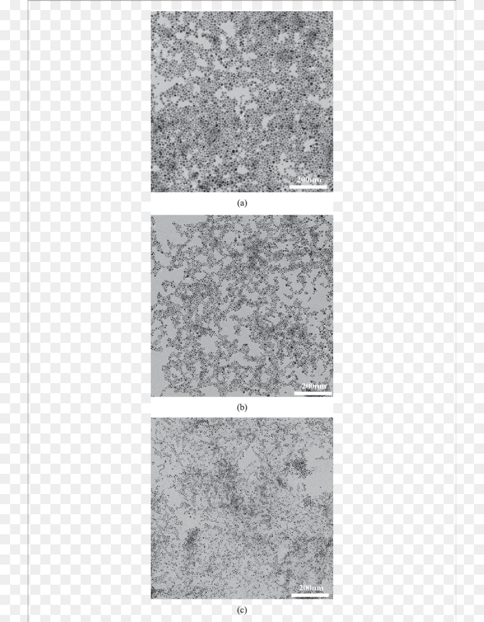 Tem Images Of Gold Nanoparticles For Various Amounts Tile, Art, Collage Png