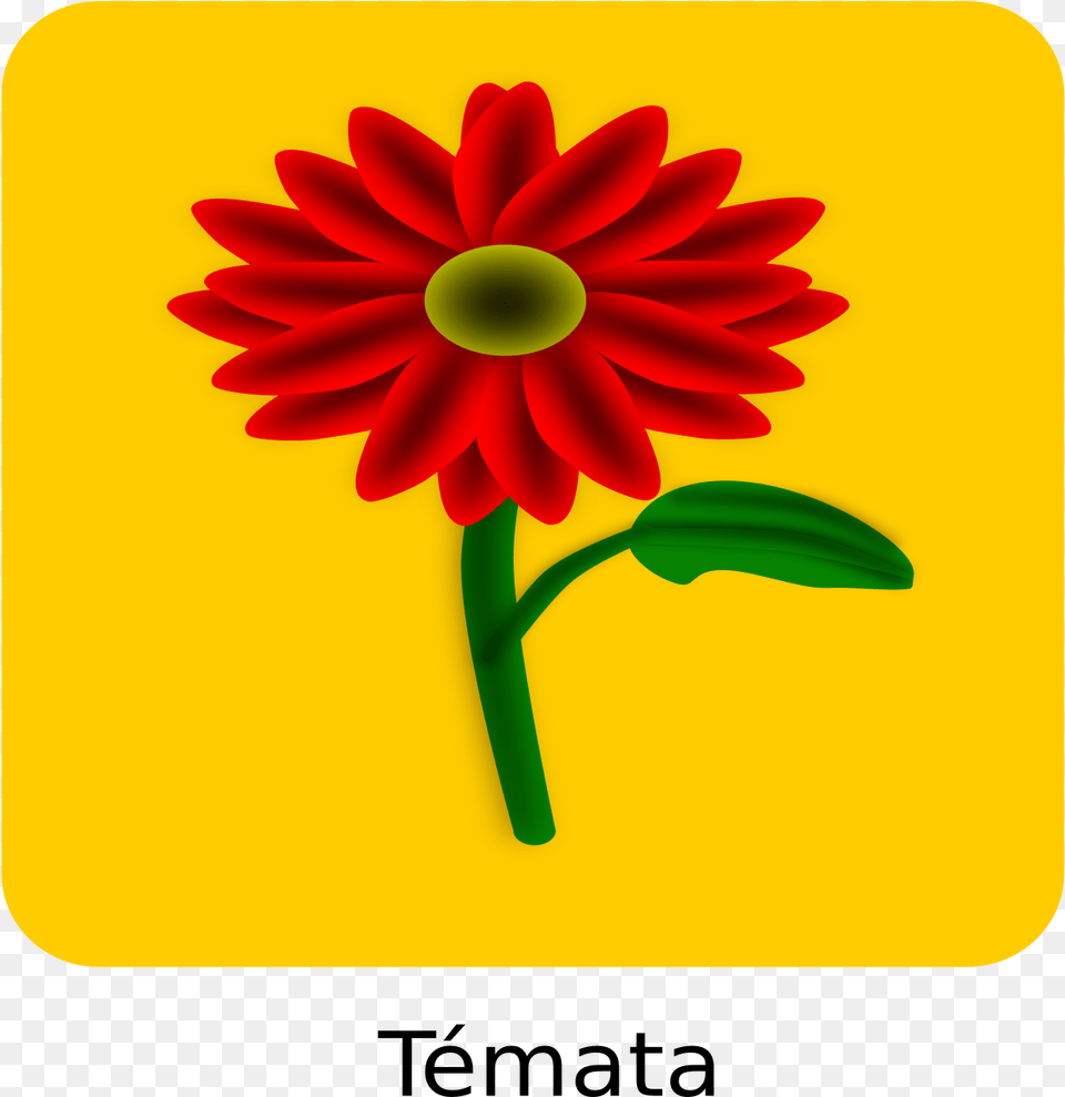 Temata Clip Arts Sunflower, Daisy, Flower, Plant, Petal Png Image