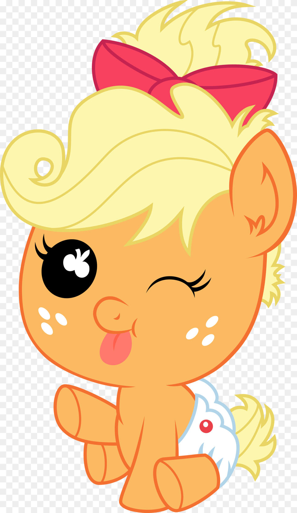 Temiisaj Cute Baby Aj Hd Wallpaper And Background Apple Jack When She, Cartoon, Person Png Image