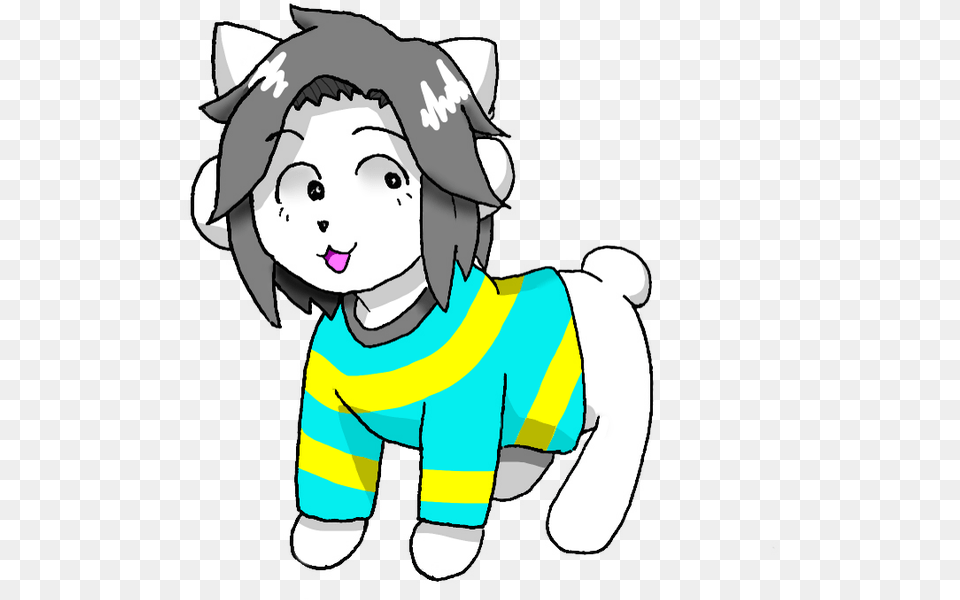 Temmie Https Cartoon, Baby, Person, Face, Head Free Transparent Png