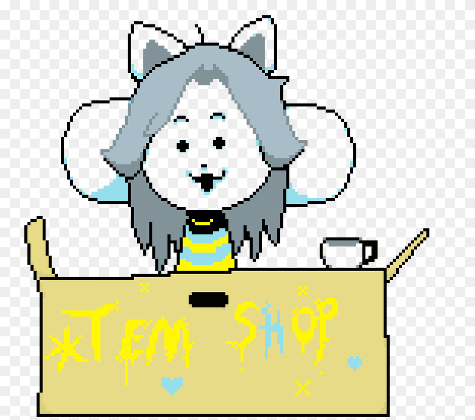 Temmie Undertale Pixel Art Maker, People, Person, Clothing, Hat Free Png Download