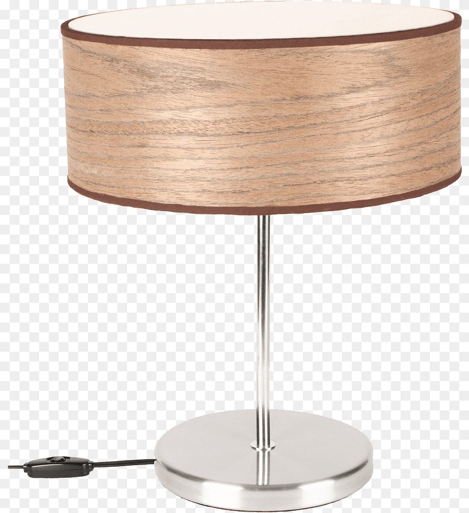 Tempe Lampara De Mesa De Chapa De Nogal Lampshade, Lamp, Table Lamp Free Png