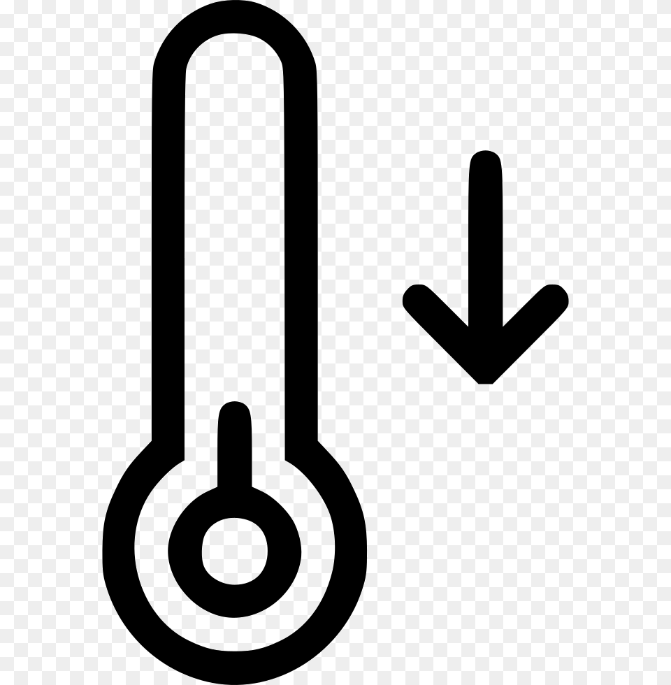 Temperature Thermometer Lower Decrease Decline Fall Cold, Smoke Pipe, Symbol, Text Free Png Download