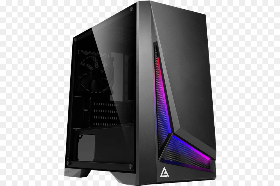 Tempered Glass No Psu Microatx Black Mid, Electronics, Hardware, Computer, Computer Hardware Free Png Download